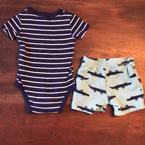 Carter’s Onesie & Shorts Outfit 12Mo - Picture 4 of 4